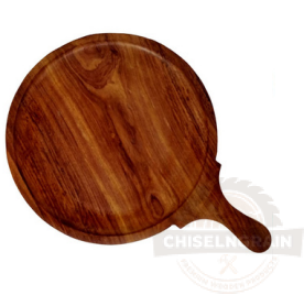 Wooden Round Serving