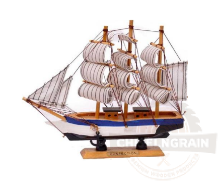 Handcrafted Wooden Ship Model, [LARGE]