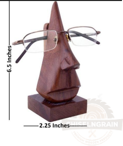 Wooden Eyeglass Holder Stand