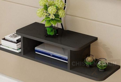 Wall-Mounted Media Console Shelf