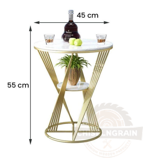 Twisted Base Side Table