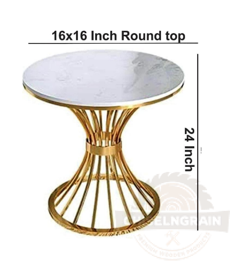 Hourglass Style Accent Table