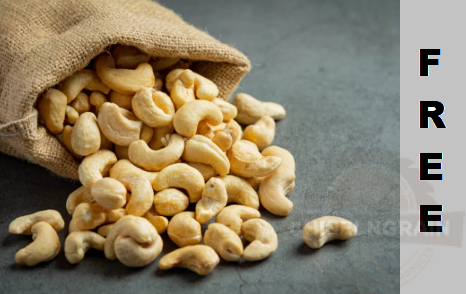 2-Tier Wooden & White Kitchen Rack with Glass Jars + Free 100g Cashews - Image 3